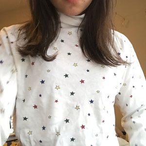 Fun aesthetic star long sleeve top
